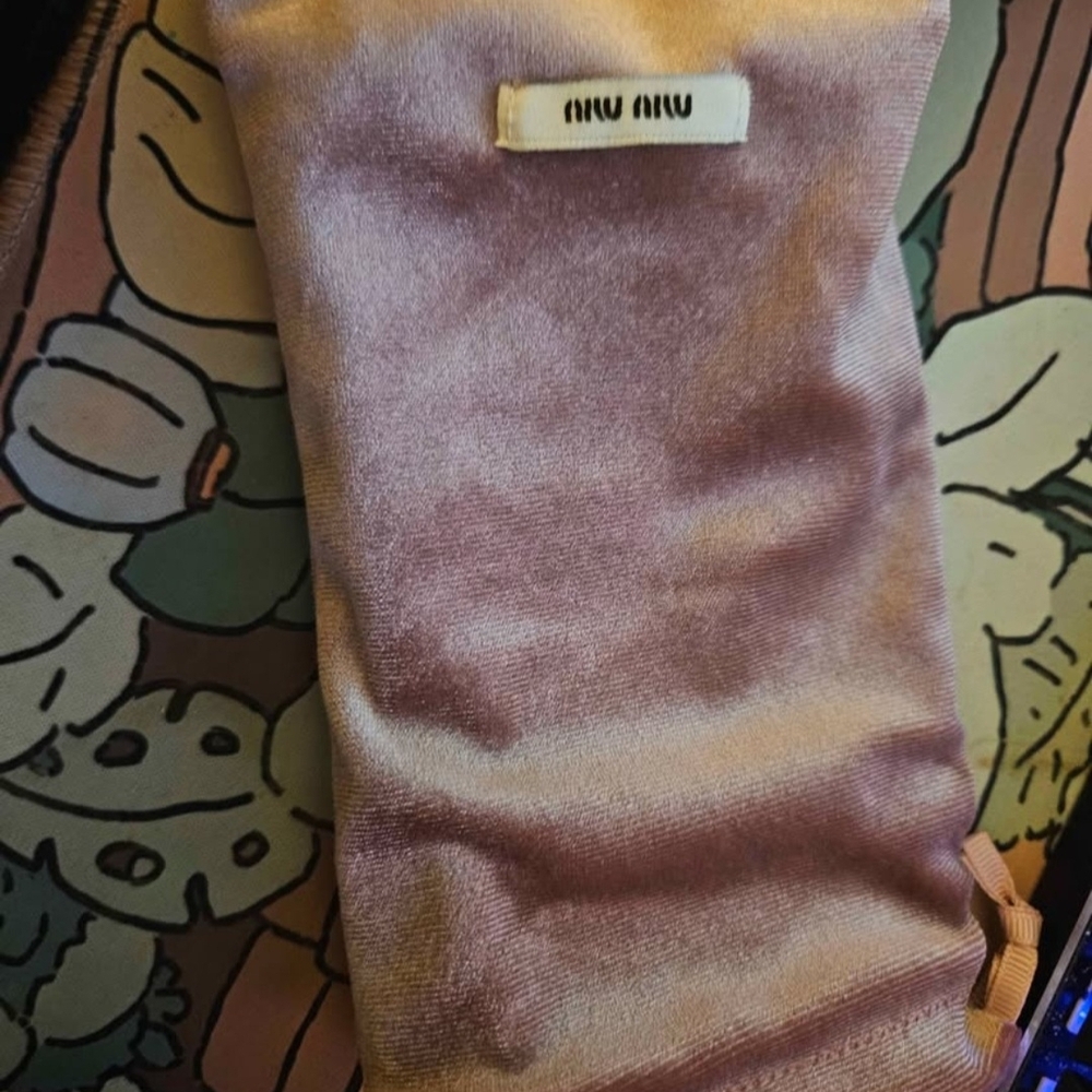 Miu Miu Floral Red Sunglasses - Picture 5 of 5